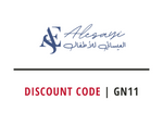 alesaei discount code : GN11 at white background