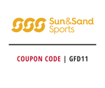 Sun & Sand Sports GCC Back to school discount code: GFD11 in a white background
