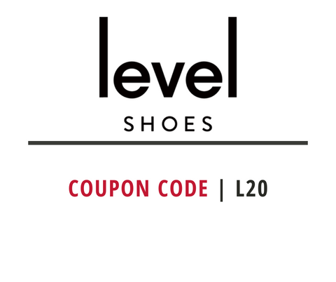 Save Extra 10% at Level Shoes with Coupon & Promo Code Code: L20 | shylee shop