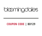 Bloomingdales Coupon & Promo Code : BD129 | shylee shop